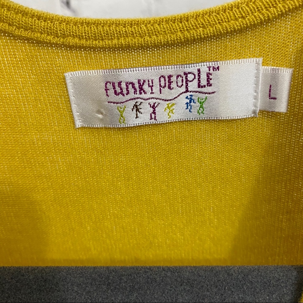 Funky People Yellow Dress Size L - Picture 5 of 8
